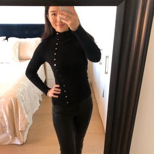 Karen Millen Black Knit Top
